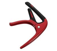 VICASKY Capodastre De Guitare Portable En Silicone Rouge Avec Médiator Inclus, Pince Réglable Pour Guitare Acoustique, Électrique Et Ukulélé, Accessoire Pratique Pour Musicien