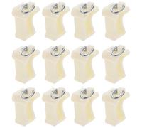 VICASKY Capuchon de Rail Coulissant en Plastique 20 Pièces, Accessoire Robuste pour Rails de Rideaux Anciens, Fixation Pratique et Résistante la Corrosion pour Fenêtres Coulissantes