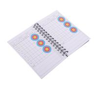 VICASKY Carnet de Tir à l'arc Couverture Plastique, Cahier de Partition Léger et Flexible pour Compétition et Entraînement, Papier Abs, pour Archers et Équipes