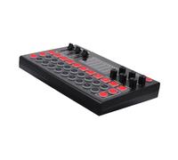 VICASKY Carte Son Externe Multifonction Éclairage LED, Changeur de Voix Portable pour PC et Consoles, Mixeur Audio Compact Compatible Streaming et Podcast, Technologie Dsp Anti-Bruit,