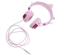 VICASKY Casque Audio Licorne pour Garçon et Filles, Micro, ABS PVC, Rose