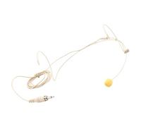 VICASKY Casque avec Microphone à Condensateur Beige, Compatibilité Polyvalente Bruit, Micro Suspendu Confortable pour Prestations et Chant