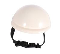 VICASKY Casque de Protection pour Chiot Blanc Chapeau de Sécurité Imperméable pour Chien Accessoire Extérieur Soleil et Pluie Équipement et Rembourré pour Animaux de Compagnie