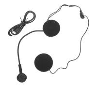 VICASKY Casque sans Fil 5.0 pour Moto avec Communication Claire et Design Ergonomique, Compatible Casque de Moto et Utv, Autonomie Prolongée, Plastique Noir pour Déplacements Routiers
