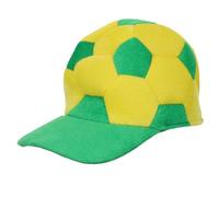 VICASKY Casquette de Baseball de Supporter Brésilienne, Taille 55-59 Cm, Tissu Léger Respirant, Imprimé Équipe Nationale Football, Chapeau de Fête Football pour Événements Sportifs