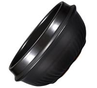 VICASKY Casserole en Céramique Noire 1100ml Cuisine, Cocotte Résistante Chaleur Chauffage Concentré et Nettoyage Facile, pour Mijoter Maison