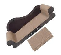 VICASKY Cat Scratcher Lounge Carton Ondulé Canapé Griffoir pour Chats Intérieur Résistant à Usure Débris Protège Meubles et Facile à Assembler