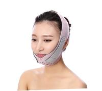 VICASKY Ceinture fine pour le visage - Masque lifting pour la ligne V - Mentonnière pour raffermir et lifter - Bandage rose pour le visage - Réduction efficace du double menton et massage du visage