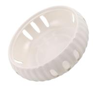 VICASKY Ceramic Tea Warmer Base Hollow Candle Holder for Porcelain Teapot Tea Water Heating Stand for Home Office Parties