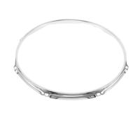 VICASKY Cercle de Grosse Caisse 13 Pouces 12 MM Épaisseur Métal Argenté 8 Tirants Accessoire Batterie Percussion Bride de Cercle Tambour Compatible Tom et Grosse Caisse Usage Concert