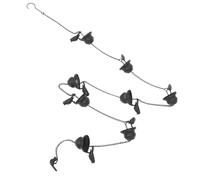 VICASKY Chaîne Pluie Gouttière avec Motif Oiseau Élégant Gestion Eau de Pluie pour Jardin Extérieur et Terrasse Installation Facile et Ambiance Sonore Apaisante