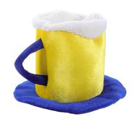VICASKY Chapeau de Fête en Tissu Style Chope de Bière