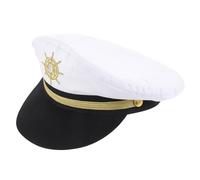 VICASKY Chapeau de marin pour adulte - Chapeau de capitaine pour femme - Chapeau décoratif pour fête costumée