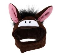 VICASKY Chapeau Oreilles Dâne Doux pour Petits Animaux Bandeau Chaud pour Cochons Dinde Hamsters et Chinchillas Accessoire Mignon pour Fête et Déguisement
