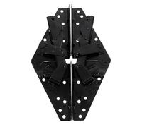 VICASKY Charnière Pliante pour Meubles 230 Mm Noir Charnières à Joint Tatami pour Réglage Angle Canapé Accessoires pour Canapé-lit et Lit Escamotable Autobloquantes