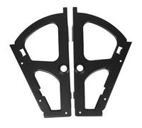 VICASKY Charnières de Tiroir Rabattable pour Étagère à Chaussures, Acier Inoxydable, Couche Simple, Accessoires de Remplacement pour Meuble à Chaussures, Usage Domestique et Bureau, Kit