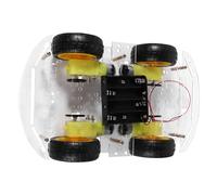 VICASKY Châssis de Voiture Robot Intelligent à Quatre Roues avec Encodeur et Boîtier Batterie Kit DIY Auto-Montage pour Initiation Robotique et Contrôle à Distance