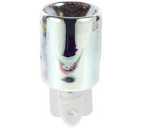 VICASKY Chauffe-Bougie Électrique en Verre 3D à Motif Créatif Brûleur à Cire Parfumée sans Fumée Éclairage Coloré Multicolore pour Maison Salon Chambre et Contemplation Compatible