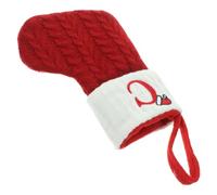 VICASKY Chaussette de Noël Décorative en Tricot Classique, Lettre C | Tissu Tricoté, Texture Douce et Confortable, Décoration Multifonction, Suspendue la Cheminée au Sapin