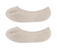 VICASKY Chaussettes Basses en Gel Hydratant, Anticroûtes et Protectrices pour Pieds, Couleur Chair, Taille Unique, pour Soin Quotidien et Soulagement des Talons Fissurés