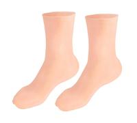 VICASKY Chaussettes Hydratantes Gel pour Femmes Confortables et Réutilisables Amortissement Nid Abeille pour Secs et Craquelés Maintien Sécurisé Nocturne