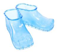 VICASKY Chaussures de Bain de Pieds Massantes Bleu en Plastique, Grosse Capacité, Masseur de Pieds Domestique Sûr, pour Bain de Relaxant à Domicile,