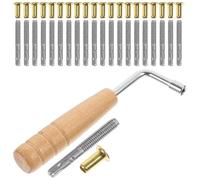 VICASKY Chevilles D'accordage pour Lyre Clés D'accordage et Clous Tournants, Accessoires Robustes pour Lyre Harp, Usage Musical des Passionnés