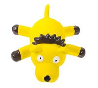 VICASKY Chien Résistant Latex à Mâcher Forme de Lion Cartoon pour Petits et Moyens Chiens à Mâcher et Nettoyer Dents Chiot Qui Couine de Dentition