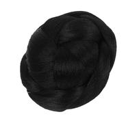 VICASKY Chignon Tressé Synthétique 1b 1 Pièce Extension De Chignon Volumineux Facile à Utiliser Pour Femmes Coiffure Pratique En Voyage Accessoire De Cheveux