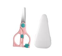 VICASKY Ciseaux Alimentaires pour Bébé Ciseaux à Viande Sécurisés Outils Cuisine Ergonomiques pour Aliments Ensemble Pratique avec Boîte de Rangement
