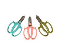 VICASKY Ciseaux Multi-usages Acier Haute Teneur Sécateur Jardinage Ergonomique pour Coupe Facile de Branches Fleurs et Emballages Outil pour Usage Domestique et Jardinier Vert Fluo