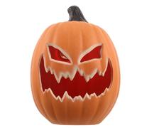 VICASKY Citrouilles d'halloween Jack O'Lantern, Lanternes Décoratives Lumineuses pour Halloween, Lampe de Table Citrouille Effrayante pour Décoration de Fête Intérieure Ou Extérieure (sans Pile)