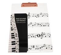 VICASKY Classeur de Partitions de Musique en Acrylique Transparent, Protection Robuste Surface Épaisse, pour Chœur et Concerts, Facile à Manipuler pour Musiciens et Étudiants