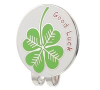 VICASKY Clip de Casquette de Golf Détachable avec Marqueur Trèfle Accessoire Pratique pour Alignement et Aide à Entraînement Golf