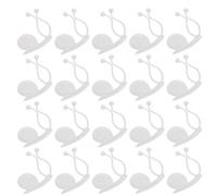 VICASKY Clip de Fixation Assurant la Croissance Verticale des Vignes 20 Pièces pour Plantes Grimpantes en Plastique Forme Créative, Support Unique pour Jardin et Balcon