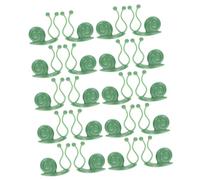 VICASKY Clips pour Plantes Grimpantes Vertes 50 Pièces pour Mur d'escalade Jardin, Fixation sans Trace Résistante en Plastique, Support Pratique pour Plantes Décoratives Et Câbles