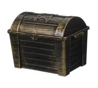 VICASKY Coffre Trésor Pirate Boîte de Rangement Jouets Tirelire Garçon Décoration Escape Cadeau Anniversaire Halloween Polyvalent