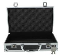 VICASKY Coffret à Outils en Alliage D'aluminium 29x16x7 Cm, Boîte à Remède Ménagère Verrouillable avec Serrure, Valise Portable Multifonction pour Rangement Maison, École et Garage