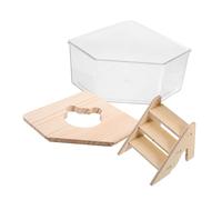 VICASKY Coffret De Bain pour Hamster Grand Bain De Sable Polyvalente pour Petits Animaux pour Hamster Cochon d'Inde Gerbille