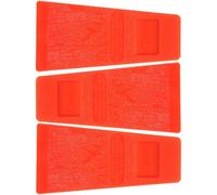 VICASKY Coin D'abattage Professionnel à Pointes 5 Pouces Orange, Lot de 3 pour Bûcheronnage et Jardinage, Cale de Débardage Résistante pour Sciage et Direction Sécurisée des Arbres