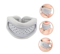 VICASKY Collier Cervical Souple Silicone Support Ajustable pour Cou Protège Nuque Relaxant Unisexe Maintien Ergonomique pour Maison et Bureau Soulagement Pression Cervicale