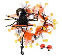 VICASKY Collier Décoratif pour Chien Halloween, Costume Fête, Réglable, | Halloween Éléments, Ajustable Tour de Cou Élastique, Facile à Mettre, pour Chiots, Lapins, Fête Anniversaire