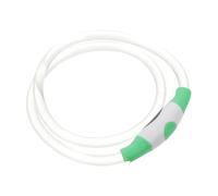 VICASKY Collier Lumineux pour Chien LED Réglable Et Découpable Vert, Matière Résistante, Taille S, pour Balades Nocturnes Et Sécurité, Convient à Tous Les Animaux De Compagnie