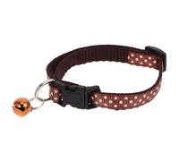 VICASKY Collier pour Chat et Chien à Pois avec Clochette, Léger et Réglable en Longueur, en PP, pour Petits Animaux de Compagnie