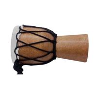 VICASKY Collier Tambour Africain en Bois Authentique Sculpté la Main, Décoration Maison Amateurs de Musique et Fans D'instruments Africains Plusieurs styles