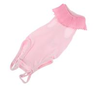 VICASKY Combinaison de Convalescence pour Chat Respirante en Tissu Extensible Rose Taille S, Protection Post-Opératoire pour Plaies, Adaptée aux Chats de 3 à 6 Livres, Vêtement Médical de
