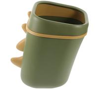 VICASKY Corbeille à Papier Dinosaure Verte sans Couvercle 1 Pièce, Poubelle Multifonction en Plastique Robuste, Grosse Capacité pour Chambre D’garçon et Filles, Bureau et Salon, Facile