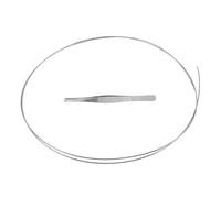 VICASKY Corde de Remplacement pour Filet de Basket, en Acier Inoxydable | Longueur Réglable, Fixation Sûre, pour Panier et Cerceau, Usage Gymnase et Terrain, Finition Argenté