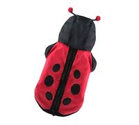 VICASKY Costume De Coccinelle pour Chat Vêtement Amusant pour Animal De Compagnie Tenue De Cosplay pour Chat Déguisement pour Fête