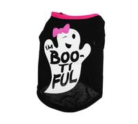 VICASKY Costume Halloween Chien Imprimé Cartoon Respirant Confortable pour Chiens Petits et Moyens Vêtements Amusants pour Animaux Tenue Facile à Porter pour Promenade et Jogging